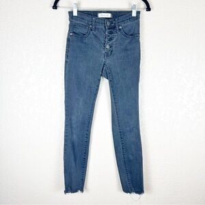 Madewell skinny high rise button fly jeans